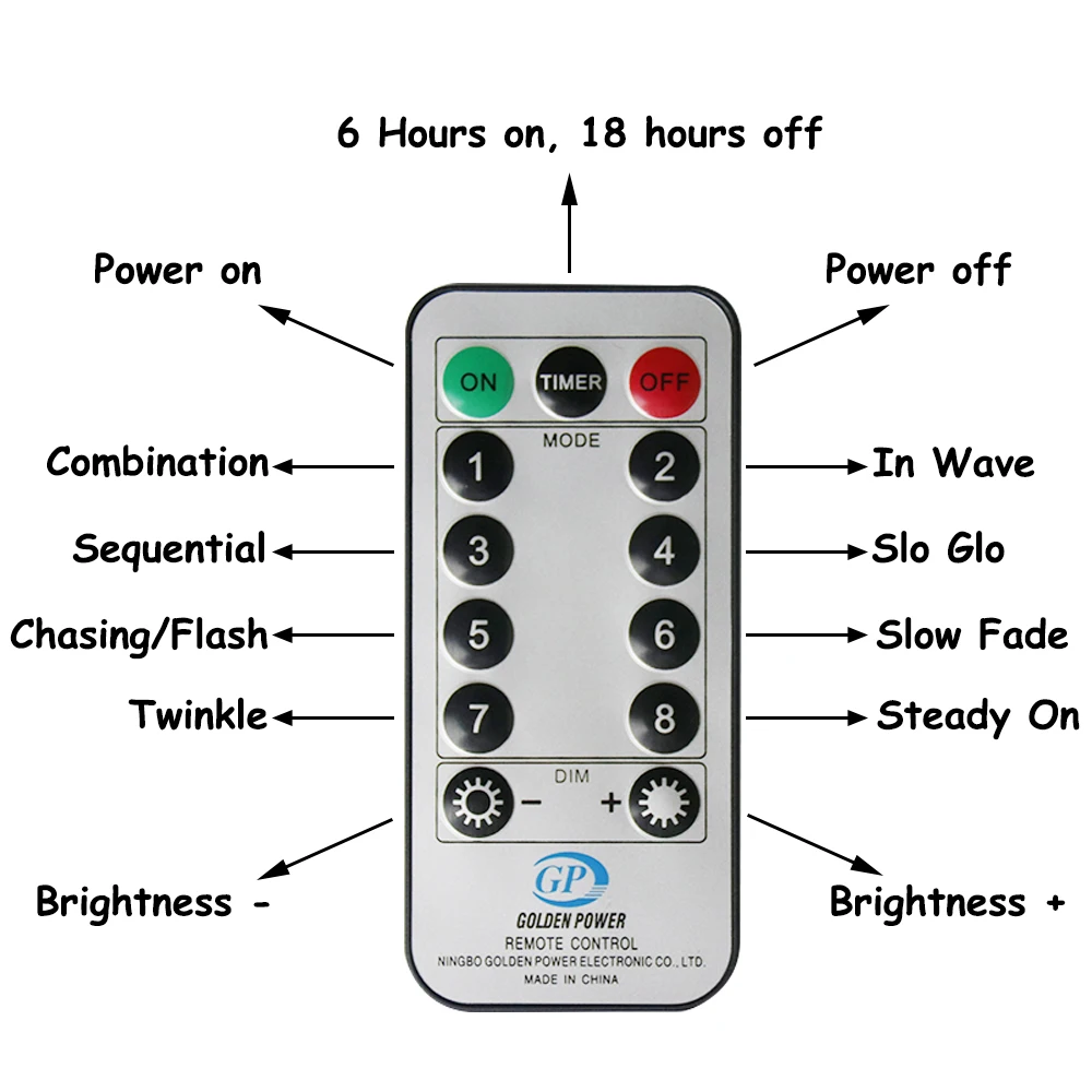 Remote control Window Curtain Lights Copper wire 3x3m 300 LED Christmas