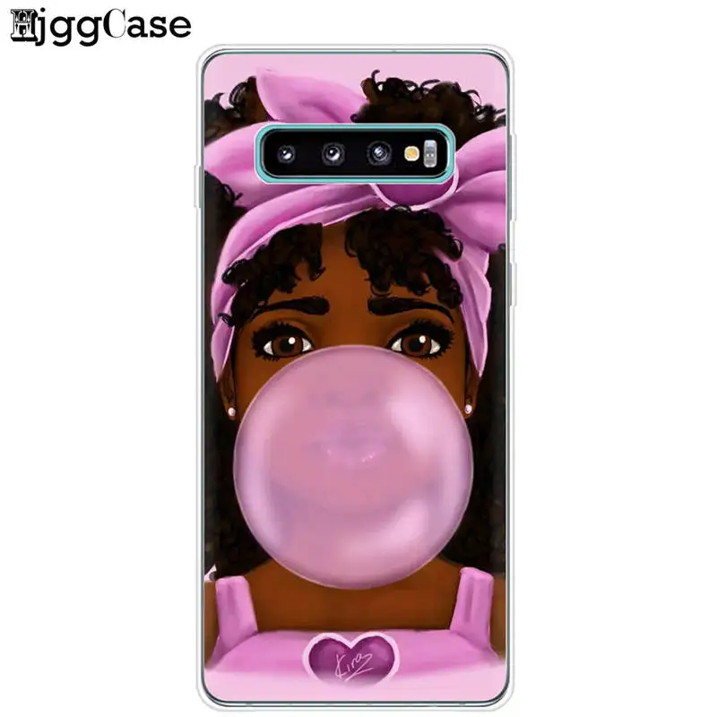 Melanin Poppin Aba Black Girl For Samsung Galaxy S10Plus S10E S10 Lite 5G + Cover For Samsung M10 M20 Soft TPU Case Phone Bags Melanin Poppin Aba Black Girl For Samsung Galaxy S10Plus S10E S10 Lite 5G + Cover For Samsung M10 M20 Soft TPU Case Phone Bags