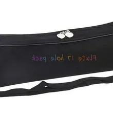 Черная флейта может быть обратно с 17 отверстиями Changdi портативный мешок водонепроницаемый ударопрочный чехол