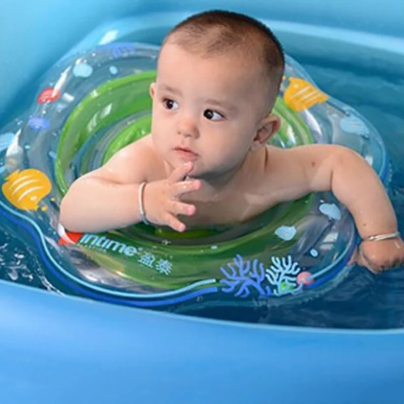 Плавательный круг для детей 1 шт. Детские двойные подушки безопасности Плавающий надувной плот кольца игрушки 2018 плавание ming надувные