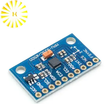 

1Set SPI IIC/I2C GY-9250 MPU 9250 MPU-9250 9-Axis Attitude +Gyro+Accelerator+Magnetometer Sensor Board Module MPU9250 Connector