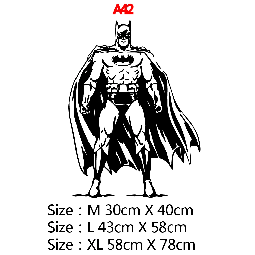 Популярные виниловые настенные наклейки с Бэтменом, современный настенный Декор для детской комнаты, декоративные настенные наклейки, наклейки, настенные наклейки