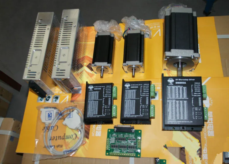 EU STOCK 3Axis Nema34 stepper motor and driver DM860A 1600OZ&amp Nema23 Stepper Motor 425OZ DM542A CNC | Обустройство дома