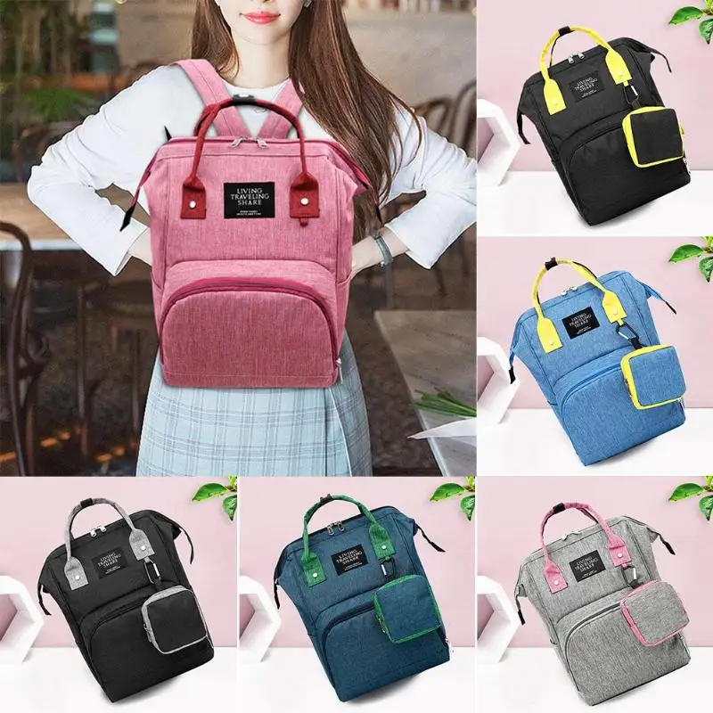 

Fashion Diaper Bag Backpack Large Capacity Outdoor Travel Nursing Bag Multifunctional Mummy Maternity Nappy Bag Baby Care