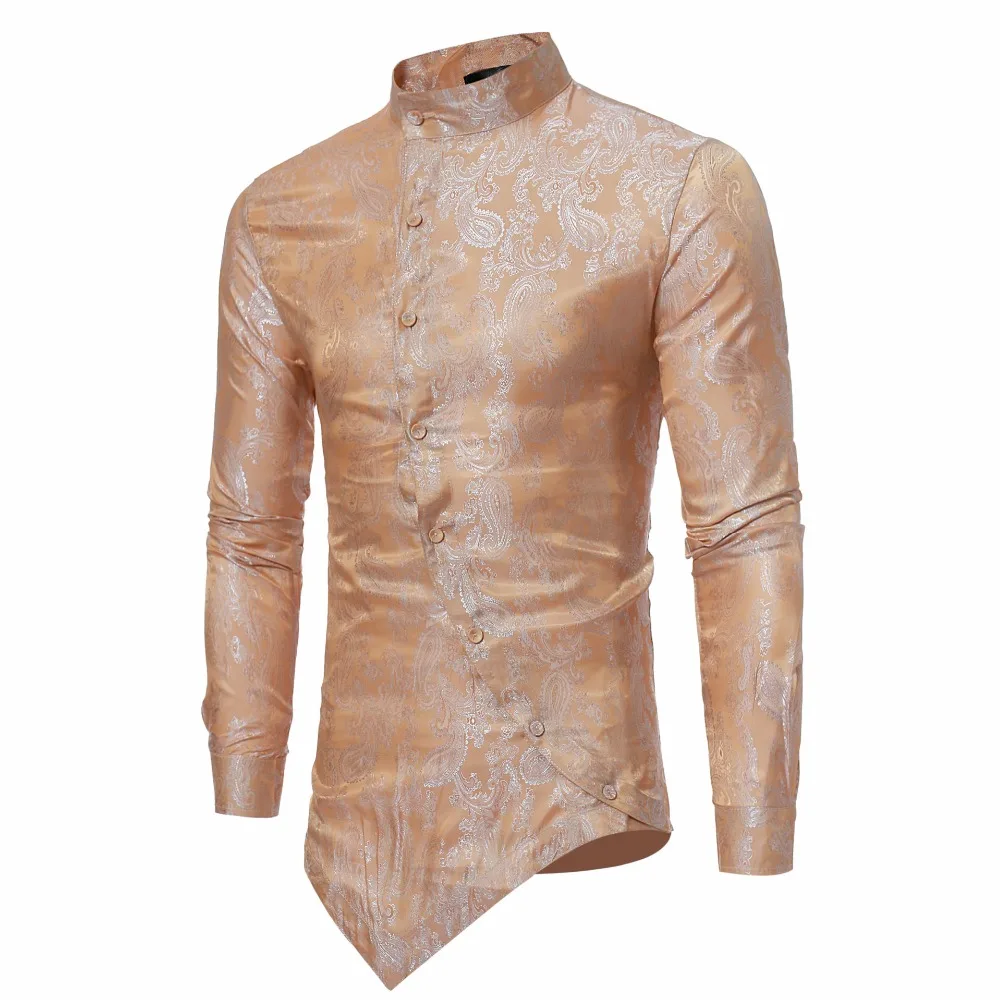 Вышивка рубашка для мужчин 2017 Фирменная Новинка с длинным рукавом s Мужская классическая рубашка повседневное Slim Fit кнопка подпушка Chemise Homme