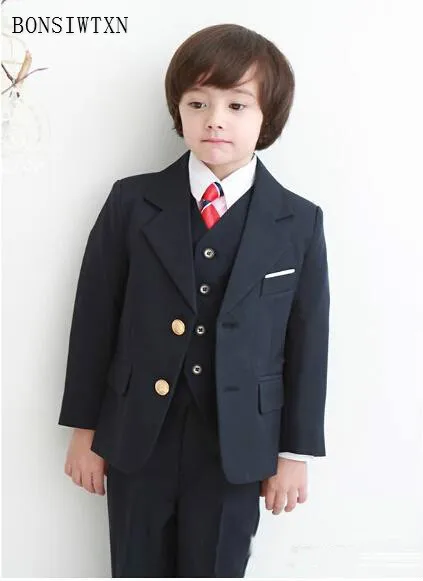 Custom-white-two-Button-Boy-Tuxedos-Notched-Lapel-Children-Suit-Kid-Wedding-Prom-Suits-three-piece