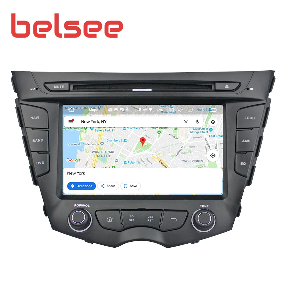 Belsee Aftermarket Android 9,0 автомобильный стерео радио для hyundai Veloster 4 ГБ 32 ГБ 8 ядерный gps-навигация, dvd-плеер Авторадио 2 Din