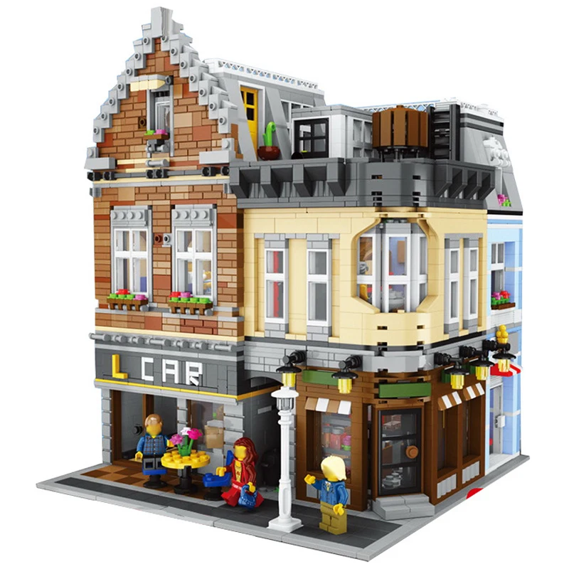 

Street View 15034 4210PCS MOC Series The City Dreamer Building Sets Model Building Blocks Bricks Kits Educational Toys