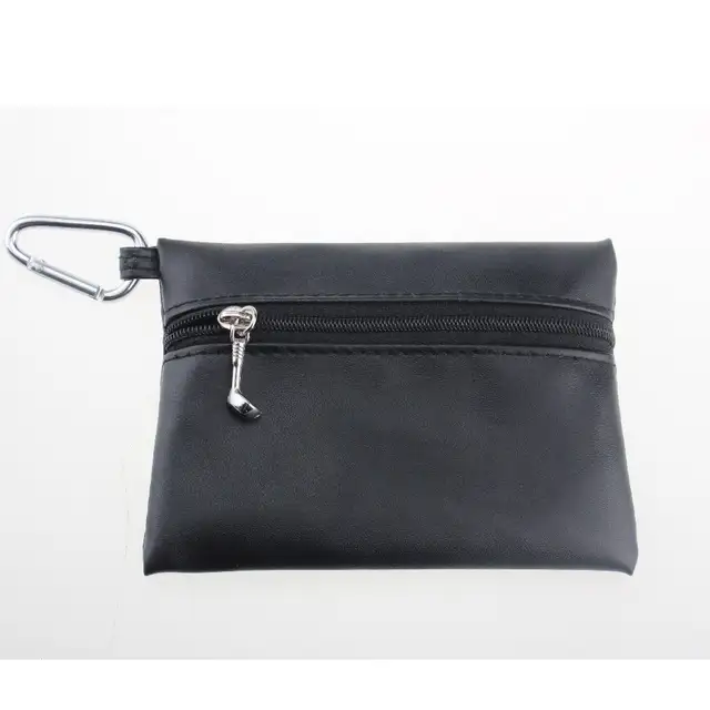 Crestgolf New Design Pu Golf Tees Pouch Tee Bag Free Send Wood