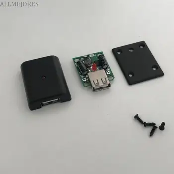 

ALLMEJORES Solar panel power bank 5V 2A USB charger voltage controller regulator 6V-20V input 5V output with LED indicator