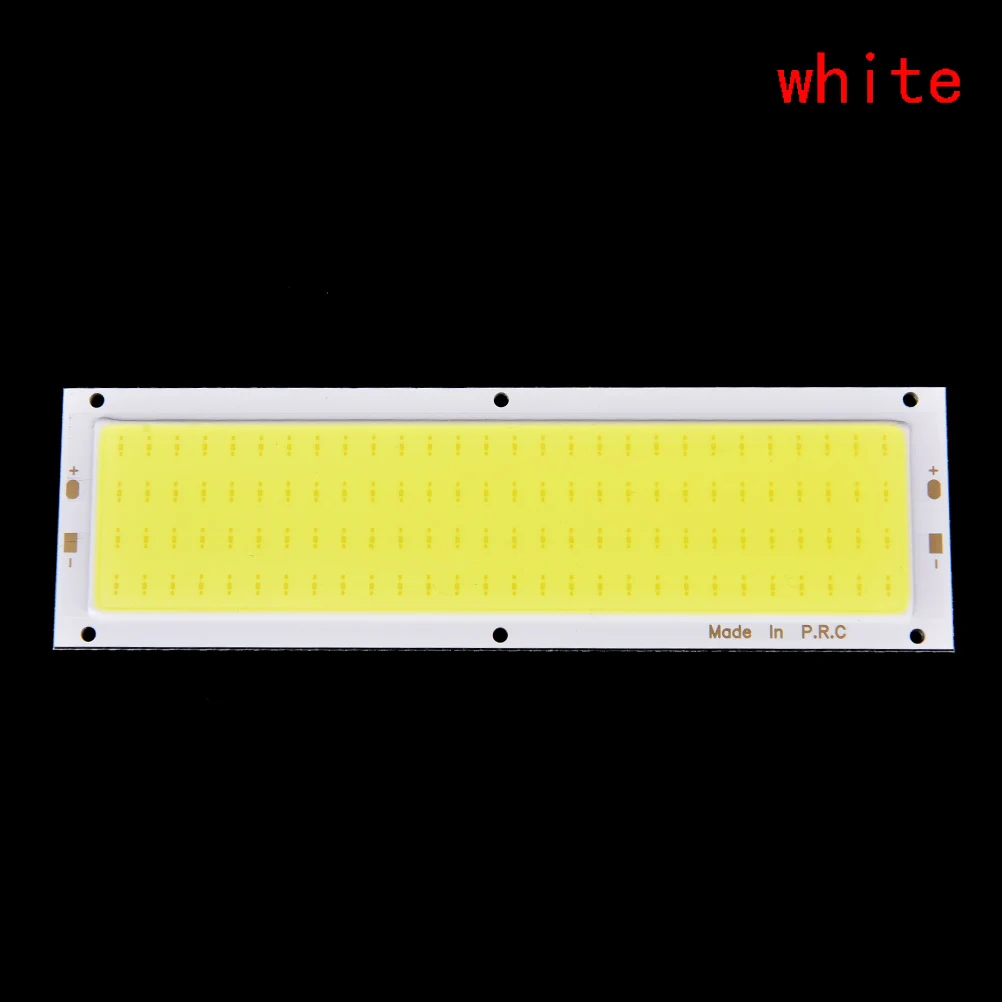 Высокая Мощность светильник светодиодный чип теплый/холодный белый свет 12 V-24 V 1000LM 10 Вт Светодиодная лента COB свет - Испускаемый цвет: 6500