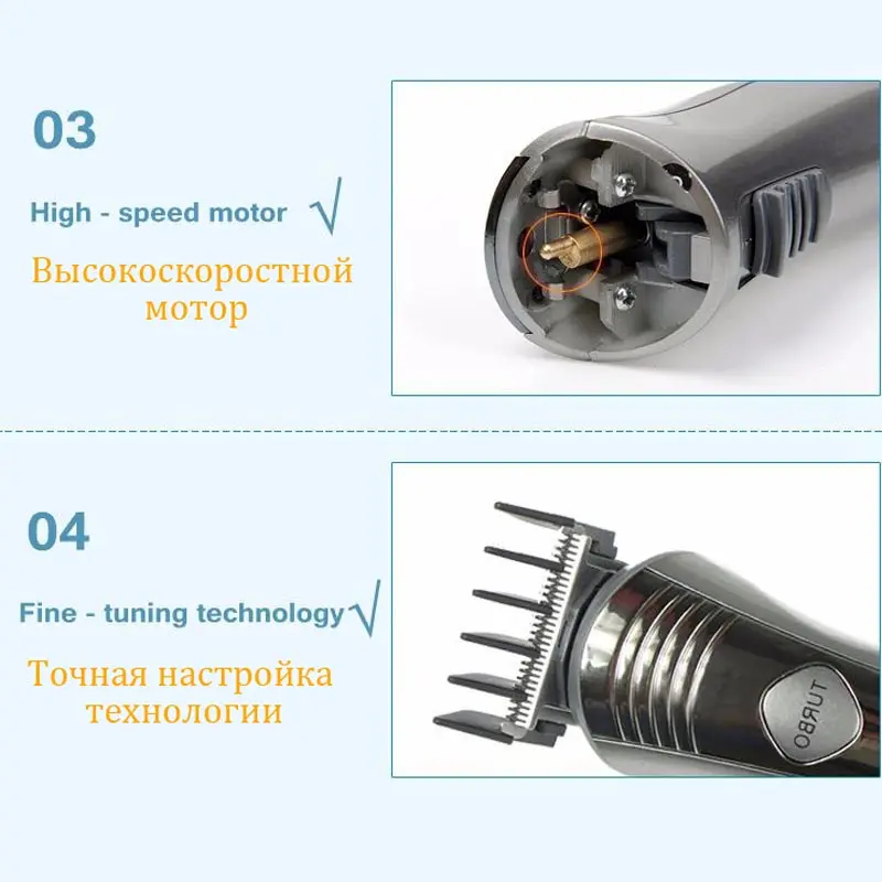 Kemei перезаряжаемый 7 в 1 поплавок, электрическая бритва, машинка для стрижки волос, мужской эпилятор для ухода за лицом, триммер для волос 40D