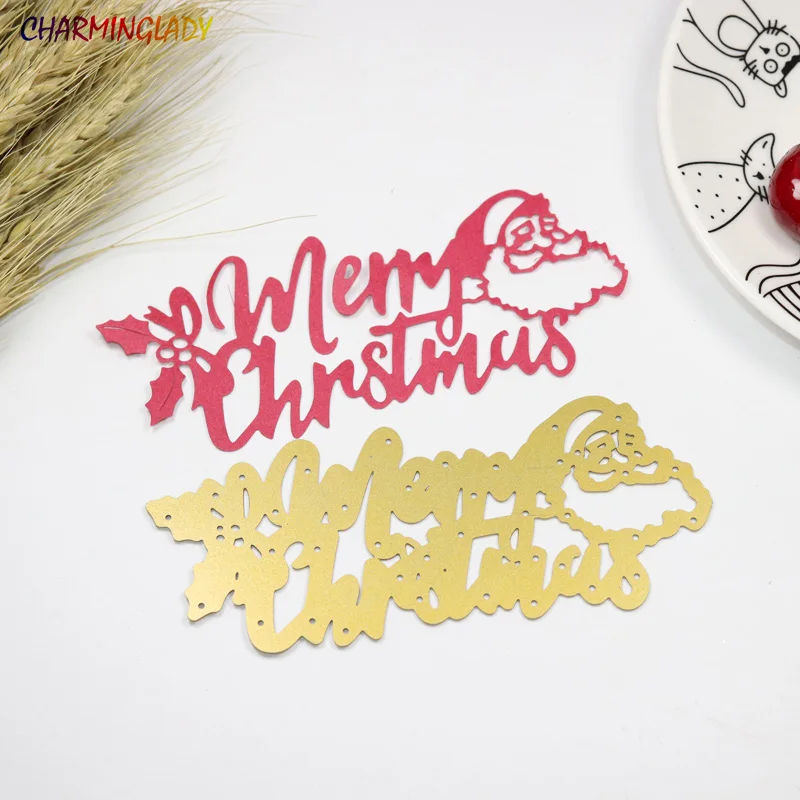 

METAL CUTTING DIES cut Father Christmas Santa Claus tree deer Scrapbook card album PAPER CRAFT embossing stencils template dies