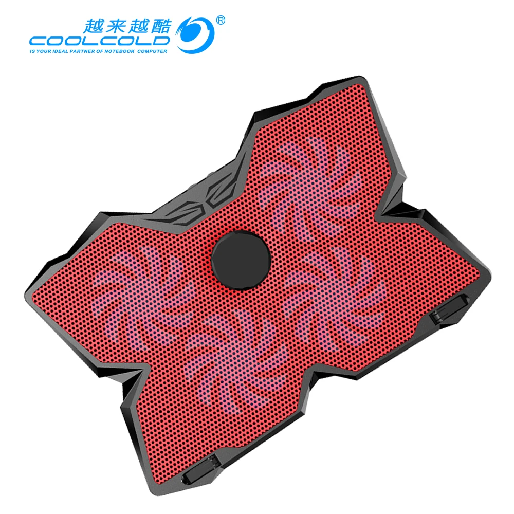 CoolCold 4 FAN Laptop Cooler Air Exhaust Cooling Fan CPU Cooler for