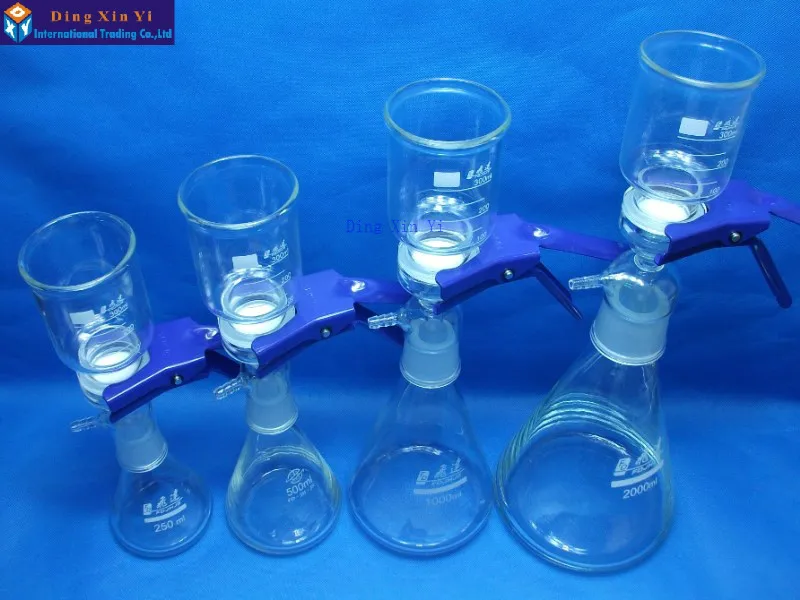  1000ml Vacuum filtration apparatusmembrane filterSand-Core Filter Equipment