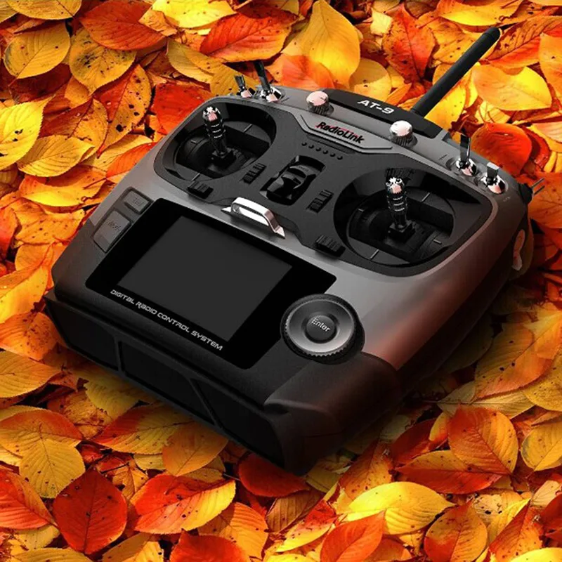 

Radiolink AT9 2.4 GHz 9 Channel Remote Control Radio Transmitter With R9D Receiver for for FPV RC Hobby Drone UAV