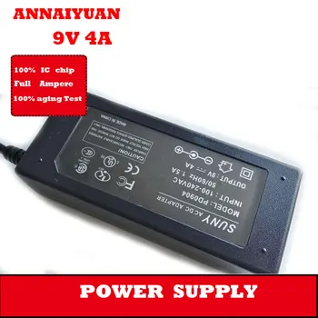 

10 pcs/lot 9 V 4 A power supply 250 g 50/ 60 Hz 36 W monitor adapter power 5.5*2.5 mm monitor power adapter supply