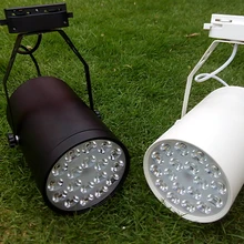 18 Вт светодиодные трековые светильники освещение в помещении 85-265 в AC красный синий зеленый теплый белый, холодный белый натуральный белый CE ROSH высокой мощности 18X1 Вт лампа