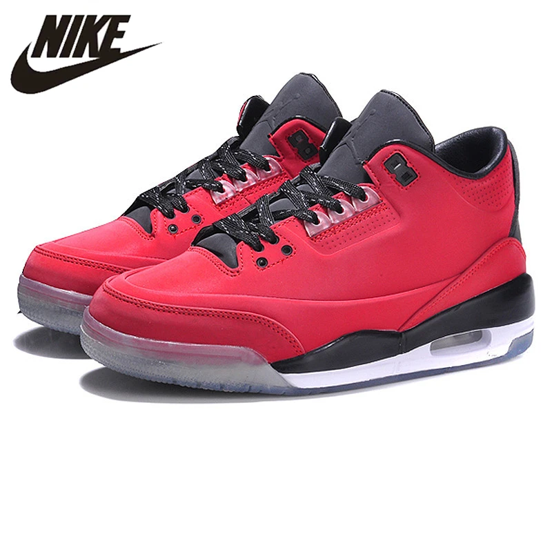 

Nike Air Jordan III Retro 213 Women's Breathable Basketball Shoes Comfort Sneakers, Red Color