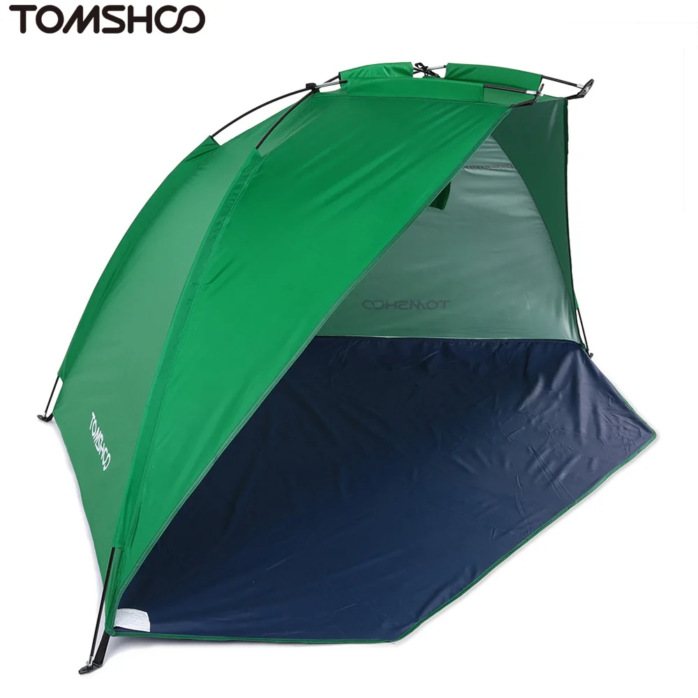 TOMSHOO في الهواء الطلق شاطئ خيام الملاجئ الظل الأشعة فوق البنفسجية حماية خفيفة خيمة ل الصيد نزهة حديقة في الهواء الطلق الرياضية التخييم المشي