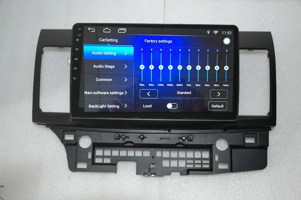 Discount 10.1inch 1024 x 600 quad core Android 7.0 for MITSUBISHI LANCER ,car deckless gps navigation,radio,3G,Wifi, 24