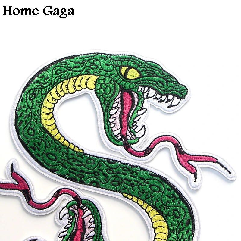Homegaga ривердейл саутсайд змеи куртка с рисунком змеи на спине нашивки вышитые железные на аксессуар косплей одежда наклейки D1301