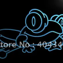 LB543-лягушка пивной бар витрина кафе приманка светодиодный неоновый свет знак