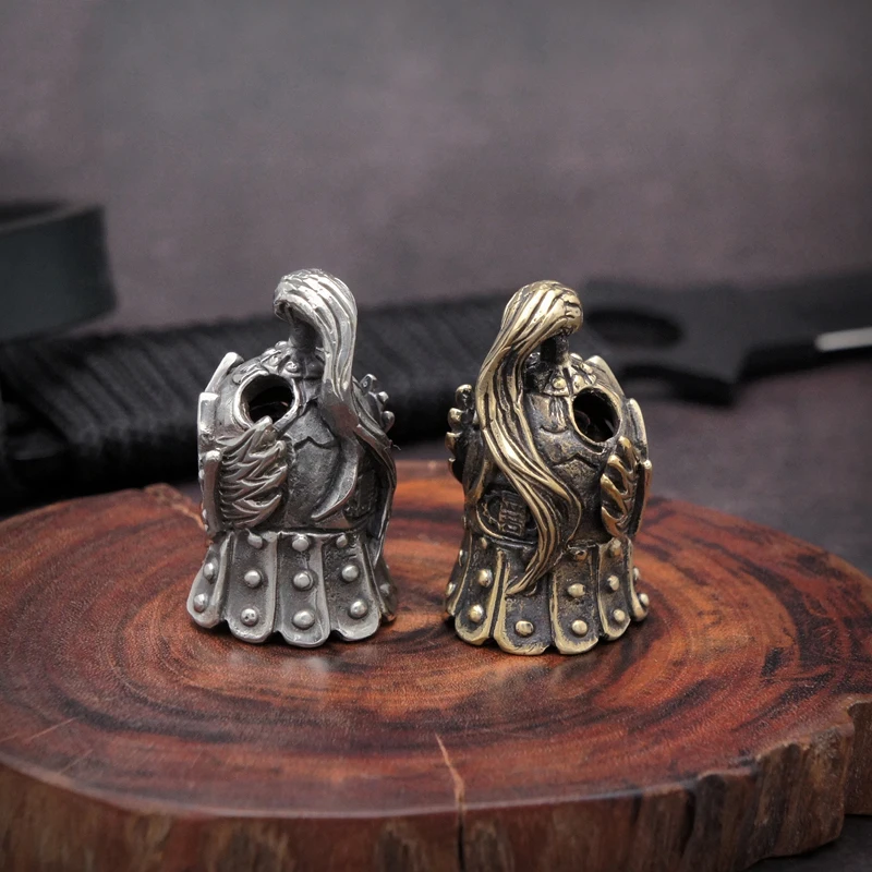 EDC тибетский серебряный латунный нож бусы кулон уличный Паракорд DIY украшения