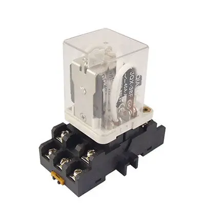 JQX-38F 40A DC 24V Coil Voltage Power Relay 3PDT 11 Pin w Socket Free Shipping | Обустройство дома