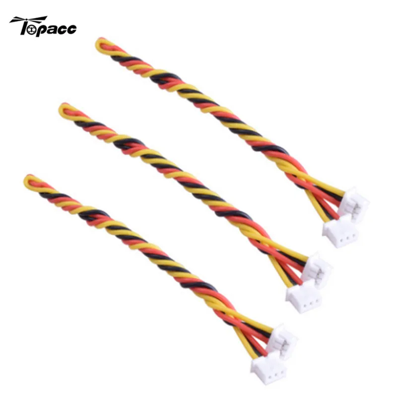 2PCS 3pin FPV 15cm silicone cable for RunCam FPV Camera Racing Drone