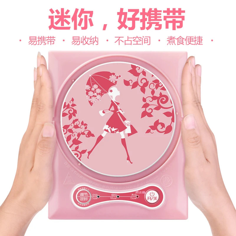 220 В мини электрические плита индукционная медленно Малый hot pot home student общежитие