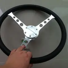 Диаметр 380 ММ 380 см 15 дюймовый универсальный модели просты в установке черный цвет рулевого колеса