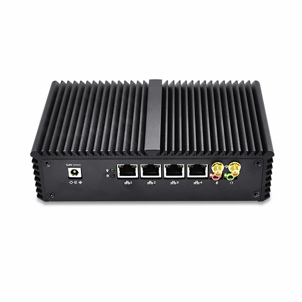 QOTOM Мини ПК I3 5005U офисный компьютер поддержка pfsense, linux брандмауэр QOTOM-Q335G4 AES NI