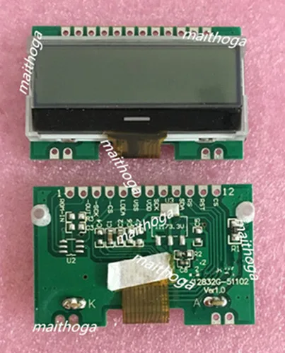 

12PIN COG SPI 12832 LCD Graphic Module ST7567 Controller White Backlight 3.3V 5V