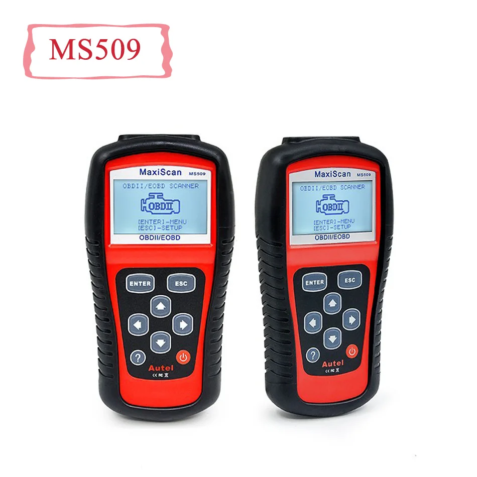 MaxiScan MS509 OBDII/EOBD сканер для США, европейских и азиатских транспортных средств autel MS 509 поддержка мульт-языков Быстрая