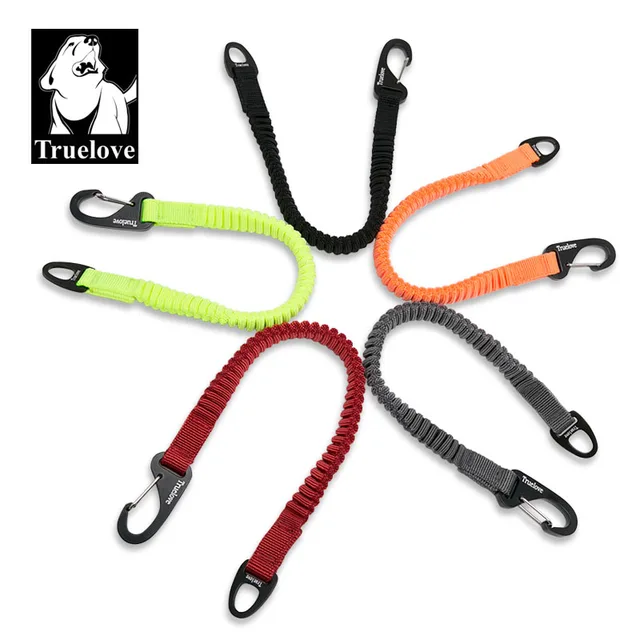 Truelove Short Bungee Dog Leash For Dogs Nylon Leash Retractable Extension In Elastic Bungee