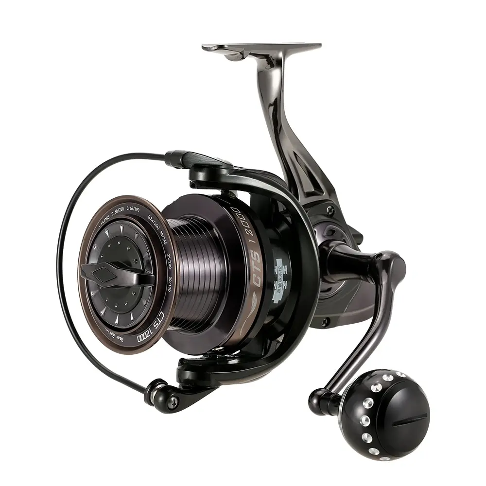 

FDDL CTS9000 14+1BB Ball Bearings Fishing Reel 4.0:1 Spinning Fishing Reel Metal Spool Fishing Reel Left/Right Handle