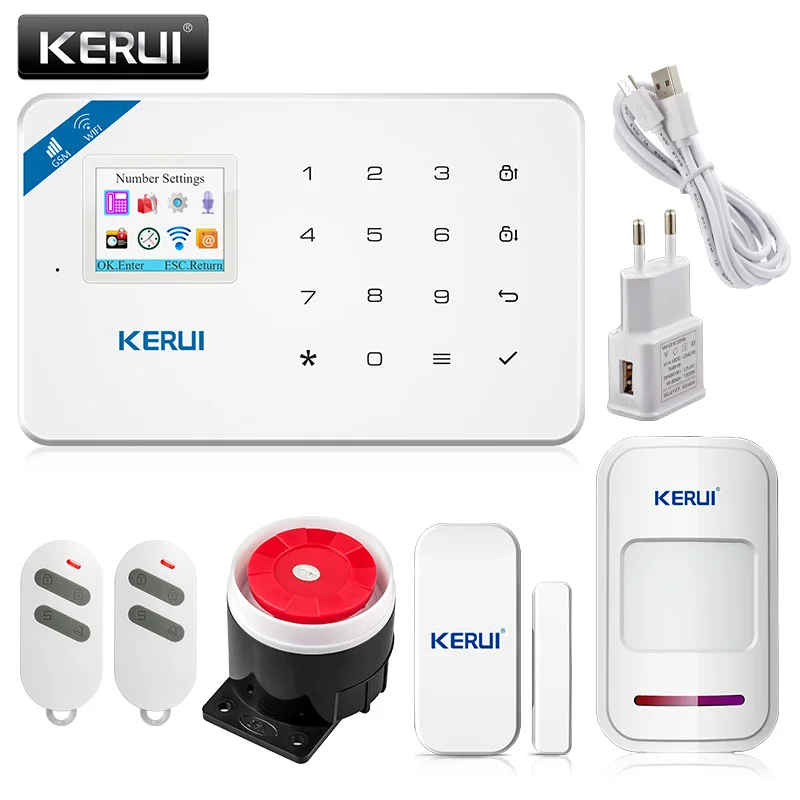 bilder für 2017 W18 WIFI GSM SMS Hause Einbruchalarmanlagen PIR bewegungsmelder Touchscreen Alarm Panel APP Control Sensor Alarm bilder für 2017 W18 WIFI GSM SMS Hause Einbruchalarmanlagen PIR bewegungsmelder Touchscreen Alarm Panel APP Control Sensor Alarm