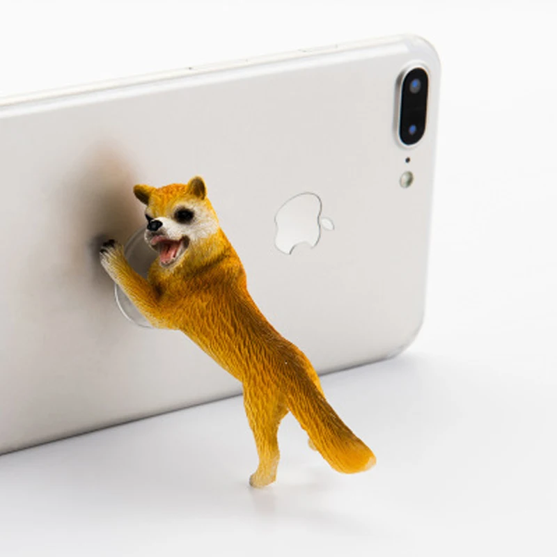 

OLEEDA Mobile Phone Holder Stand Sucker Tablet Cute Dog Cell Phone Stand Mount Desktop Bracket For Xiaomi Huawei iPhone X Xr 7 8