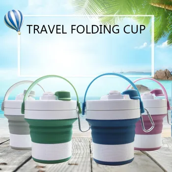 Folding Silicone Portable Telescopic Drinking Cup Collapsible Coffee Cup Multi-function Folding Cup Folding Silicone Portable Telescopic Drinking Cup Collapsible Coffee Cup Multi-function Folding Cup