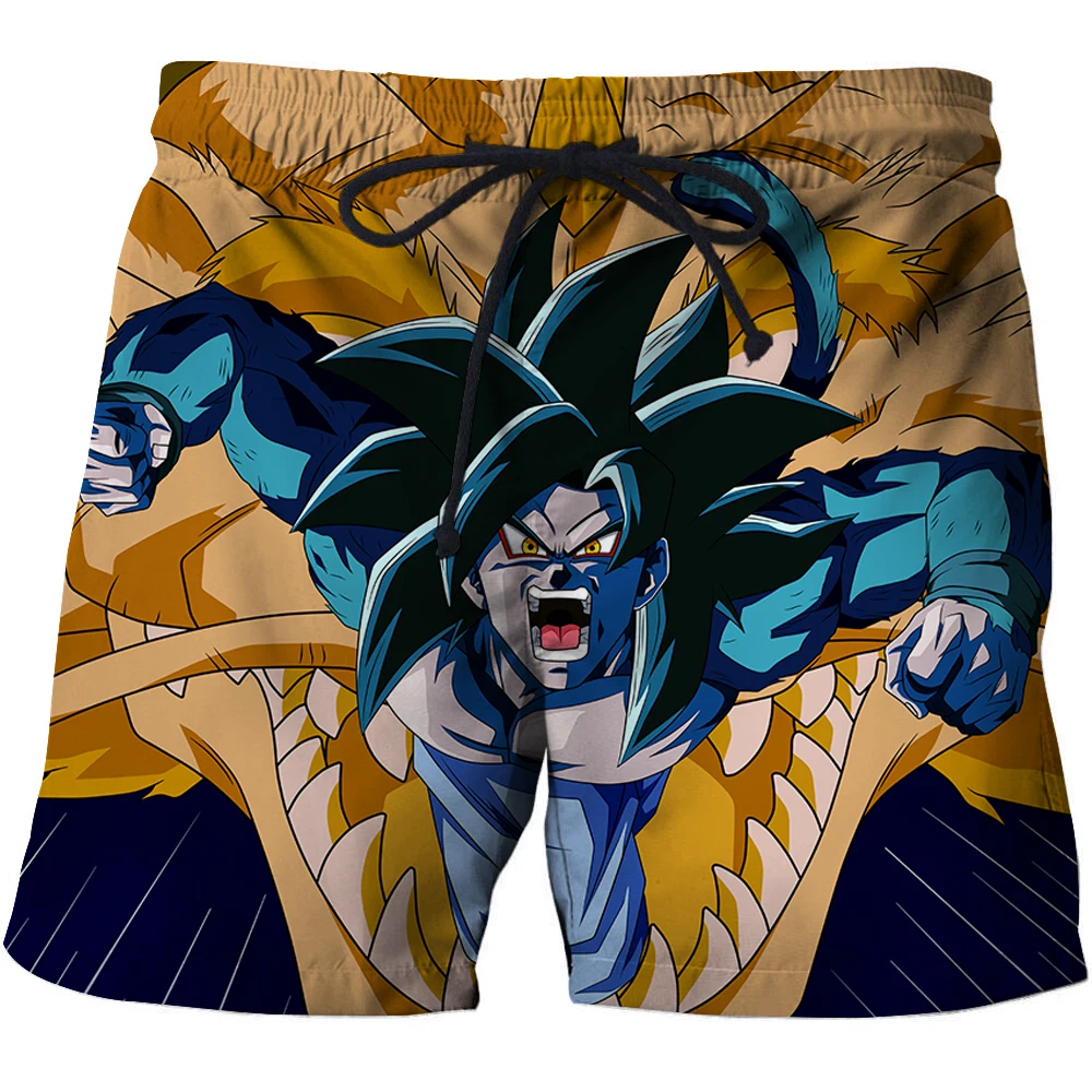 

Dragon ball beach pants 3D strongest Zgoku popular summer swimming men's pants watermark pattern a men pant streetwear swim men