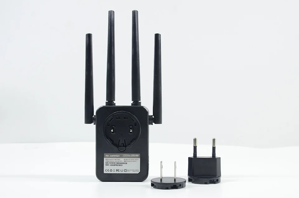 Comfast 1200 Мбит/с беспроводной Wifi удлинитель Wifi повторитель/маршрутизатор двухдиапазонный 2,4& 5,8 ГГц 4 Wi fi антенна большой диапазон усилитель сигнала