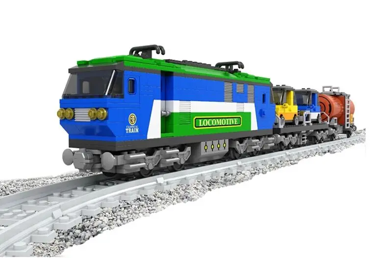 25808 573pcs Train Railway engine Constructor Model Kit Blocks Compatible LEGO Bricks Toys for Boys Girls Children Modeling 25808 573pcs Train Railway engine Constructor Model Kit Blocks Compatible LEGO Bricks Toys for Boys Girls Children Modeling