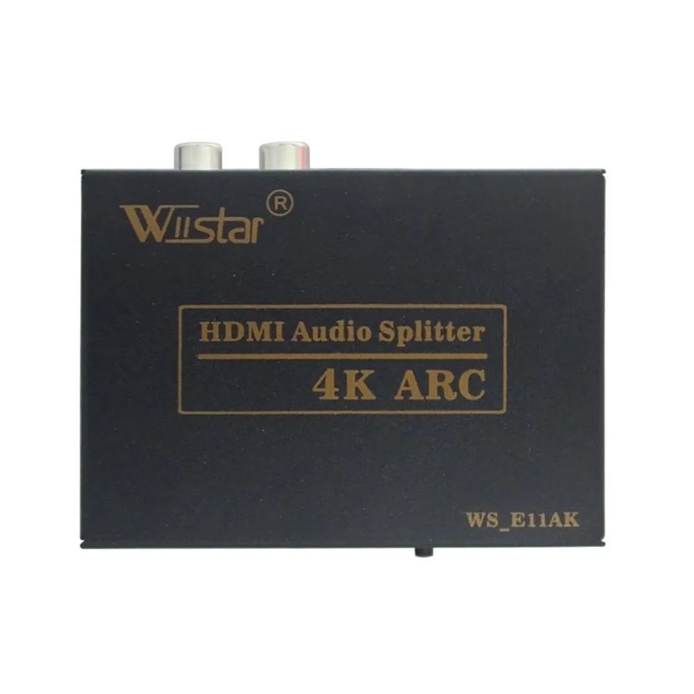 

High Quality Support ARC Mini HDMI to HDMI Audio Extractor Optical SPDIF With Power Adapter 4Kx2K HDMI Audio Extractor
