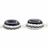 Oval Dark Blue Shinning Stone Strand Bracelets For Women Vintage Look Antique Silver Plated Fashion Jewelry ► Foto 3/5