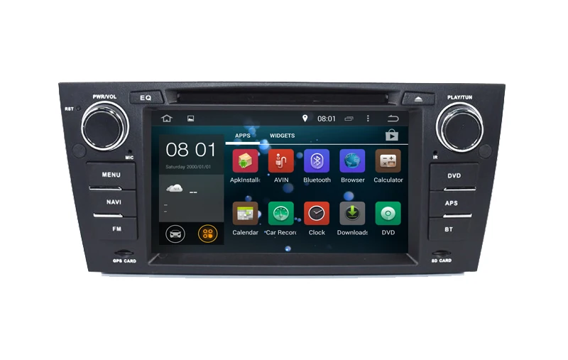 Perfect Android 7.1 Car GPS DVD Navi for BMW E90 E91 E92 With Bluetooth Wifi 4G USB SD Steering wheel Control stereo Free 8GB map 1