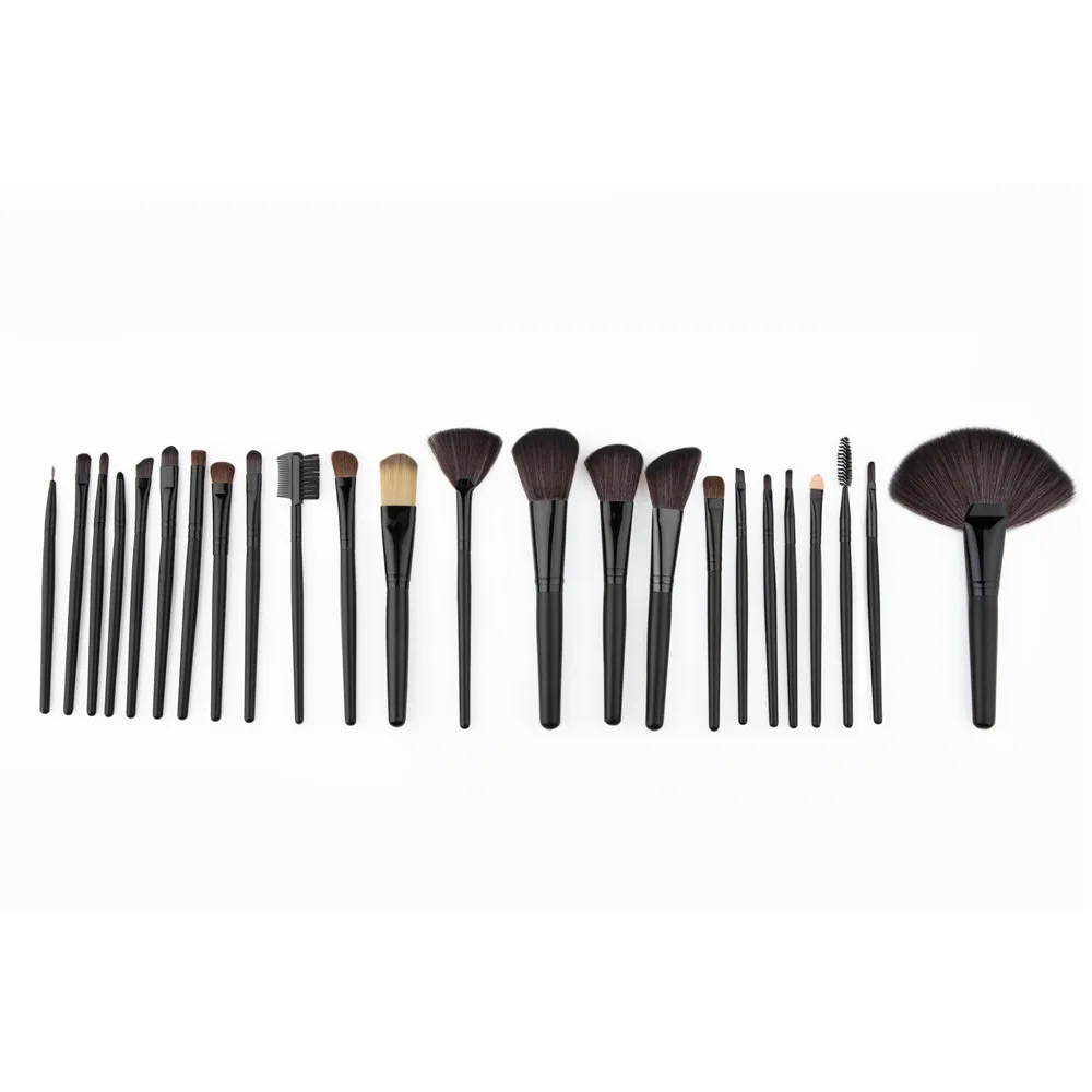 

New combination 24PCS/set Women's Fashion Make Up top Foundation Eyebrow Eyeliner Blush Cosmetic Concealer Brushes