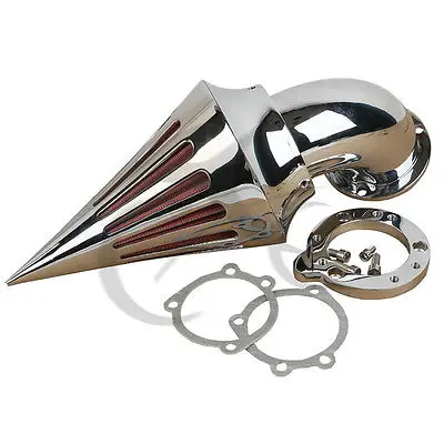 Ceny Motocykl spike air cleaner filtr wlotowy dla Harley EVO CV niestandardowe Sportster XL modele żelaza 883 R 1200 niskie