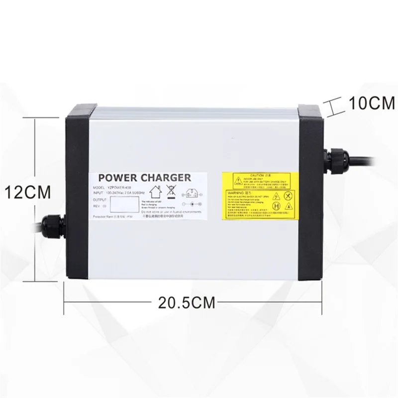 YZPOWER CE Rohs 16S 67 2 V 7A 7.5A 8A 8.5A 9A 9.5A 10A литий ионный аккумулятор зарядное устройство для
