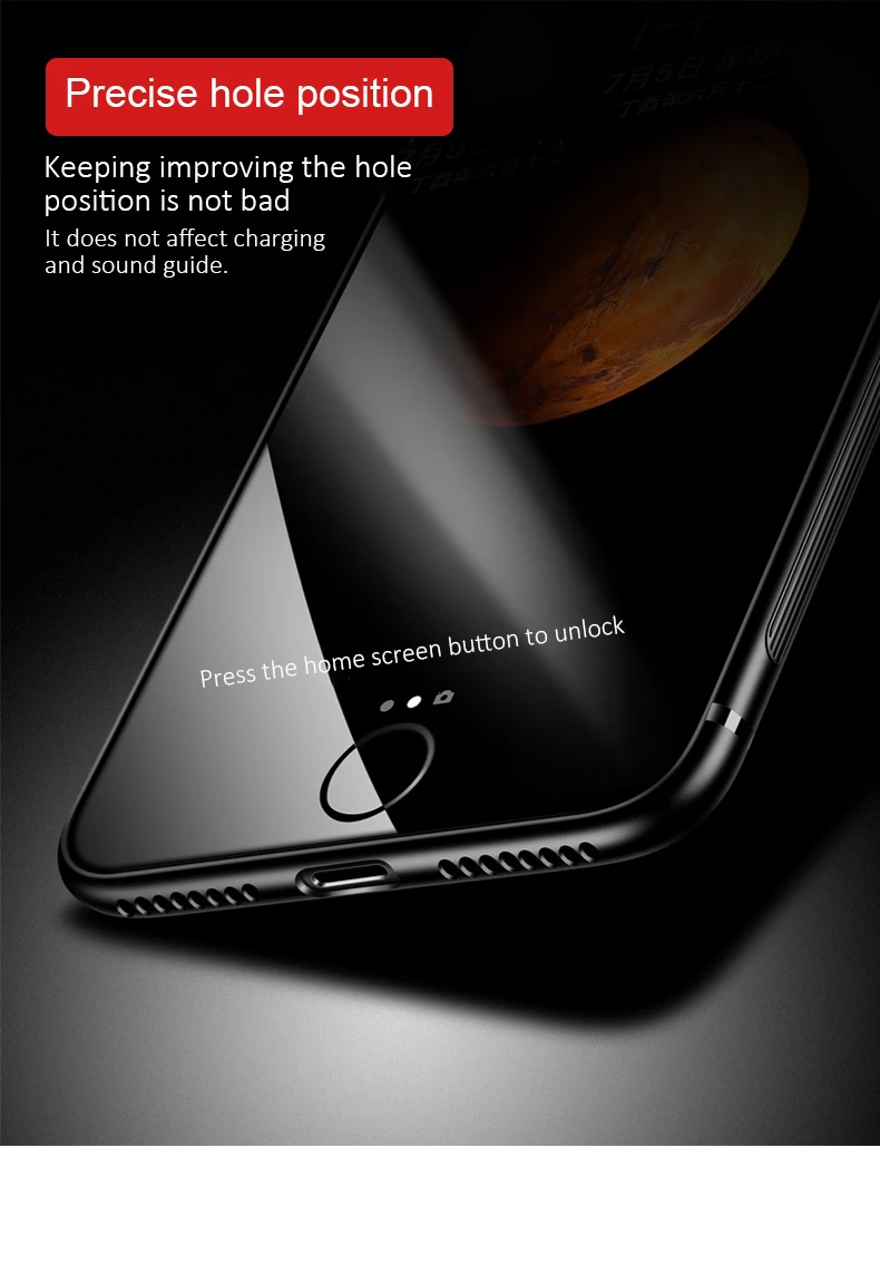 Tempered Glass For Iphone XS Max XR X 8 7 Plus Solid Color Luxury Case Cover Soft TPU Edge Case For Iphone 7 6S 6 Coque